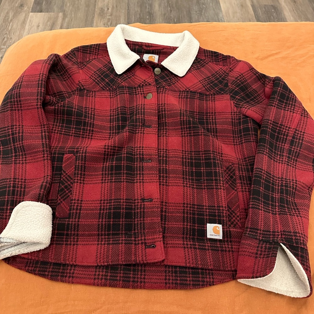 Carhartt Plaid Fleece Jacket